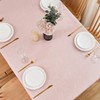 SPRICA Jacquard Tablecloth Water Resistance Solid Colour Heavy Weight Soft