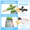 LanAqua Foam Cannon for Pressure Washer, Upgraded Wide Mouth Snow