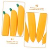 Operitacx 12pcs Banana Shape Ballpoint Pens Multi-function Writing Pens for