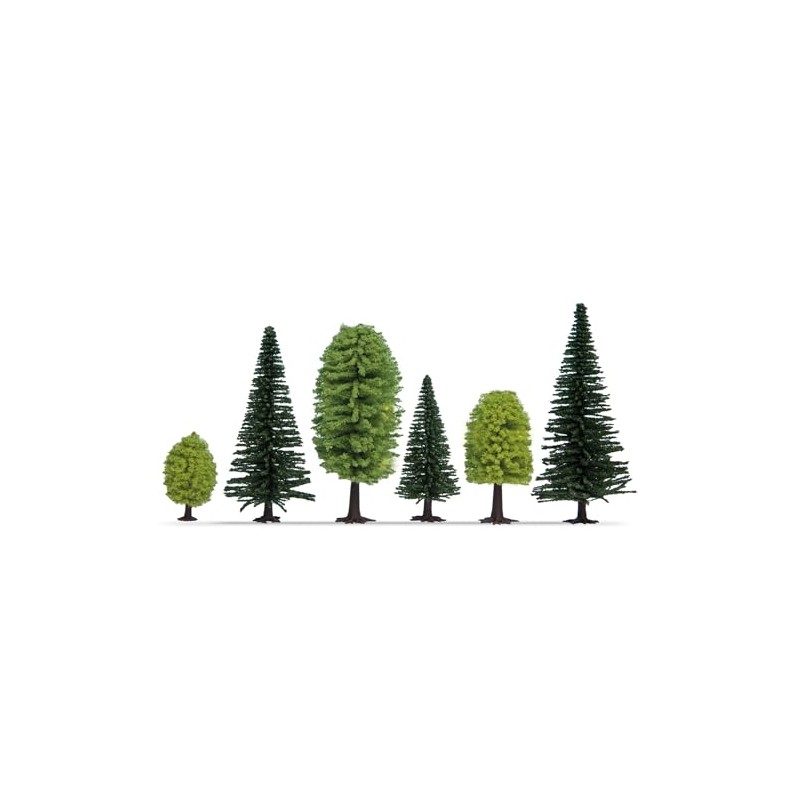 Noch 26911 - Set di 10 Alberi Misti, 5-14 cm