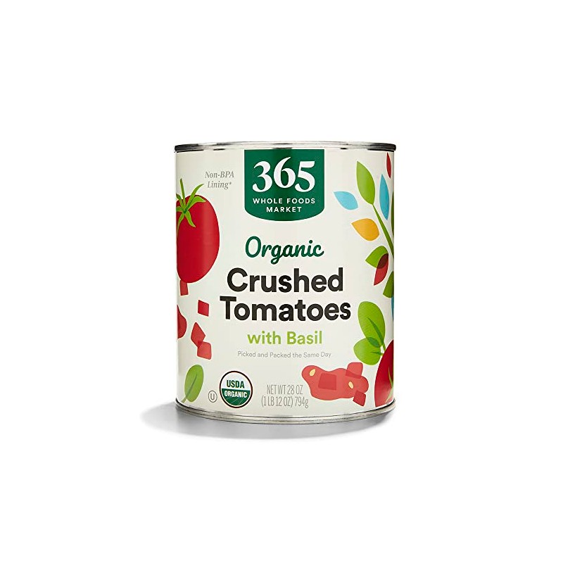 365 by Whole Foods Market, Organic Crushed Tomatoes With Basil,