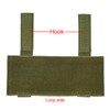Molle Patch Panel Hook&Loop Adapter Panel for DIY Patch Badges