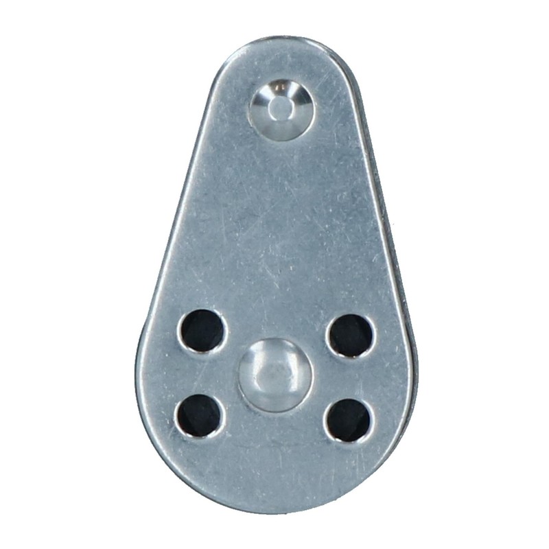 Marine Pulley Block with Fixed Pin 26mm Diameter Nylon Wheel