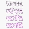 LAD Studio Vote Elections Sticker Bumper Sticker Vinyl Decal 5""