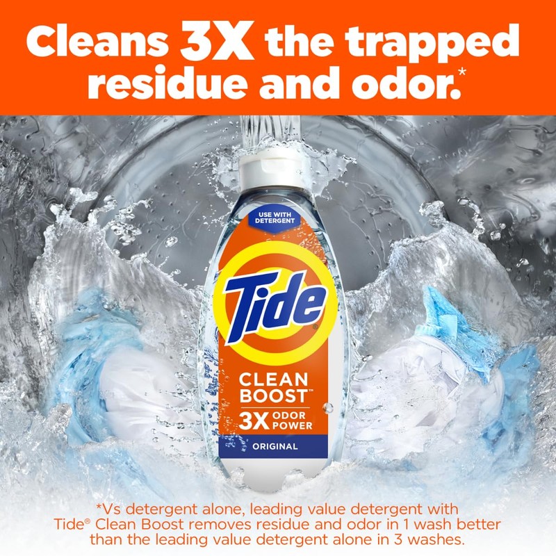 Tide Deep Cleansing Fabric Rinse with 3X Odor Power, Original