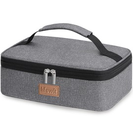 Lifewit Cool Bag Small Insulated for Men Women Foldable Lunch Bag Insulated Bag Portable Cool Box for Men Women for Picnics Work Grey 4L