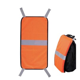 GYWHOOFT Orange Backpack Cover,9 x 20 High Visibility Hunting Mesh Cover, Hunting Safety Panel Attaches | Outdoor Equipment with Reflective Strips for Hunting Camping Tents Blinds Gear