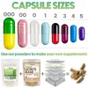 Capsules Express Size 00 Clear Red Empty Vegan/Vegetabl - 10,000