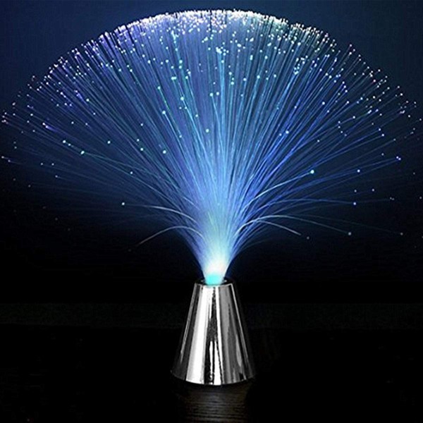 OSALADI 2 Pcs Fiber Optic Light LED Color Changing Glacier
