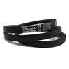 BESTORQ 3L285 V-Belt, Classic Wrapped Rubber X3 V-Belt, Black, 28.5"