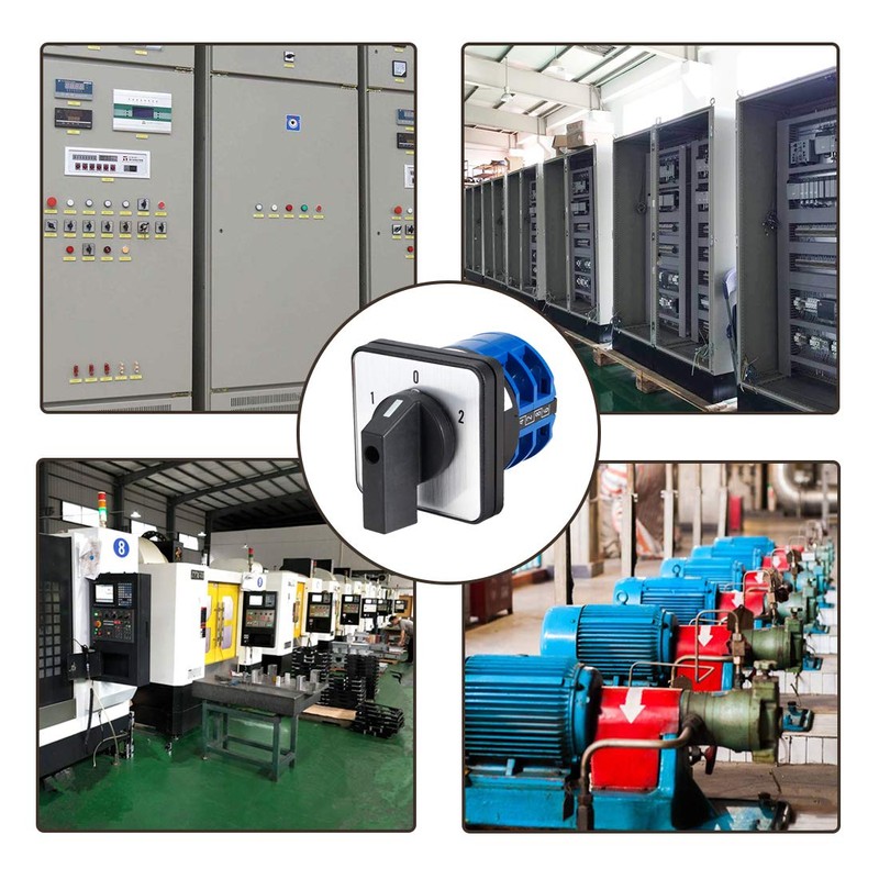 VictorsHome Changeover Switch LW28-32 3 Positions 8 Terminals Universal Rotary