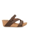 EuroSoft Women's Emrie Wedge Sandal, Mocha, 6