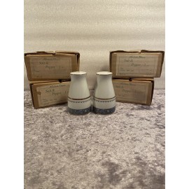 Noritake #6857 Harcourt Salt & Pepper Shakers. NEW-Original Packaging. RARE!