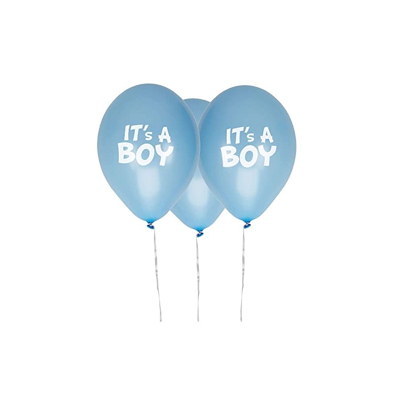 Neviti 775592 Little Star Blue-It's A Boy Balloons-8 Pack, 10