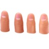 MOMOMAGE 5 Pcs Hard Thumb Tip Finger Fake Magic Tricks