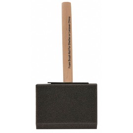 Paint Brush, 4in, Foam, 6-45/64in L
