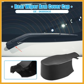 Partuto Rear Windshield Wiper Arm Nut Cover Cap Fit for VW Golf 2010-2021 for VW Tiguan 2018-2022 No.5K6955435 - Pack of 1 Replacement