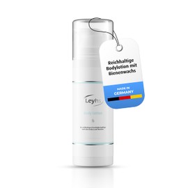 Leyhs® Body Lotion 150 ml – Feuchtigkeitsspendende Bodylotion für eine samtweiche Haut mit Bienenwachs, intensive Feuchtigkeitspflege nach dem Baden & Duschen – Made in Germany