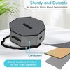 rloao Hat Storage Box with Lids for Women Men, 17"
