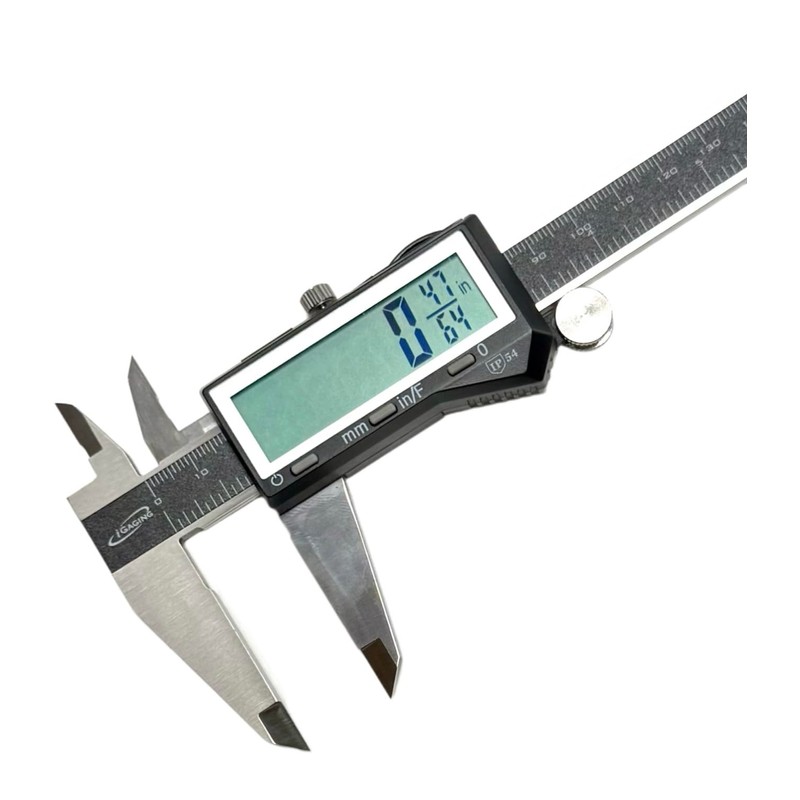 iGAGING EZCal Digital Caliper 0-8"/200 mm - IP54 Electronic Caliper
