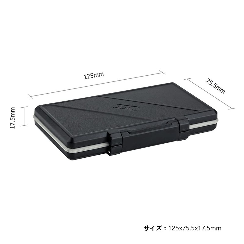 JJC 36 Slots Large Capacity Memory Card Case 12 SD