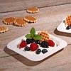 Papstar Pure Square Finger Food Plates Made from Sugar 13