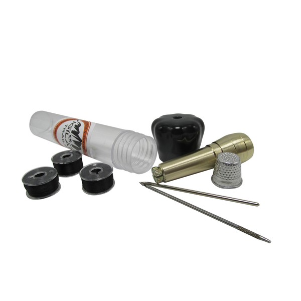 Vigilant Trails® Survival Kit Essentials All Metal Awl Module-1 | Needles | Thread | Water Proof Container