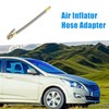 A ABSOPRO 21cm Car Air Inflator Hose Adapter Stainless Steel