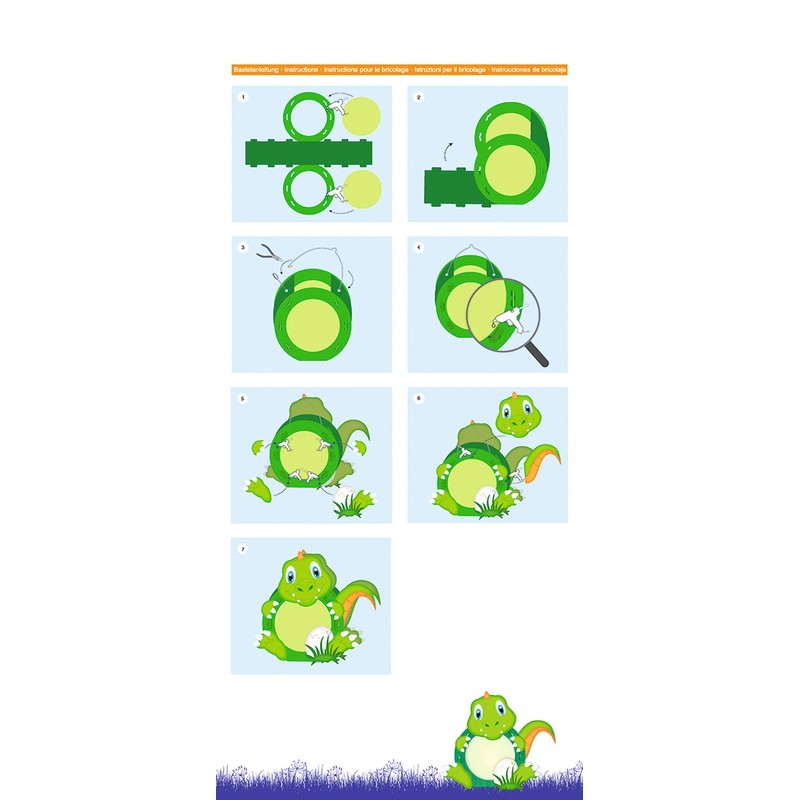 Ursus 18710004 Lantern Craft Kit Dino, Easy Line 04