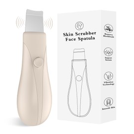 Skin Scrubber Face Spatula Skin Spatula Pore Cleaner Blackhead Remover Tools for Facial Deep Cleansing Skin Care Tool for Men and Women (Beige)