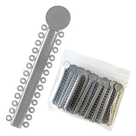 2080 Gray Ligature Ties for Braces - Dental Orthodontic Ligature Ties for Brackets - Elastic O-Ring Rubber Bands (2 Bags of 1040)