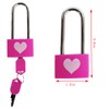 WANLIAN 2PCS Padlocks, 1.25 Inch Wide, 0.13 Inch Lock Bar