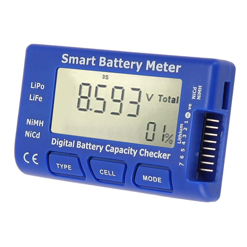 Battery Meter 5 in 1 Multifunctional Digital Battery Checker with