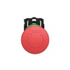Emergency Stop Push Button, Plastic, Red