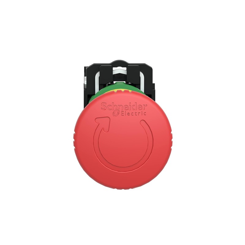 Emergency Stop Push Button, Plastic, Red