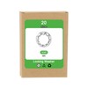 uxcell M6 20Pcs Internal Tooth Washers, 304 Stainless Steel Tooth