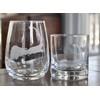 HullSpeed Designs Cape Cod Map - Stemless Wine Glasses Set