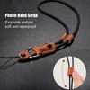 Phone Lanyard Microfiber Exquisite Texture Soft Wearproof High Toughness Durable