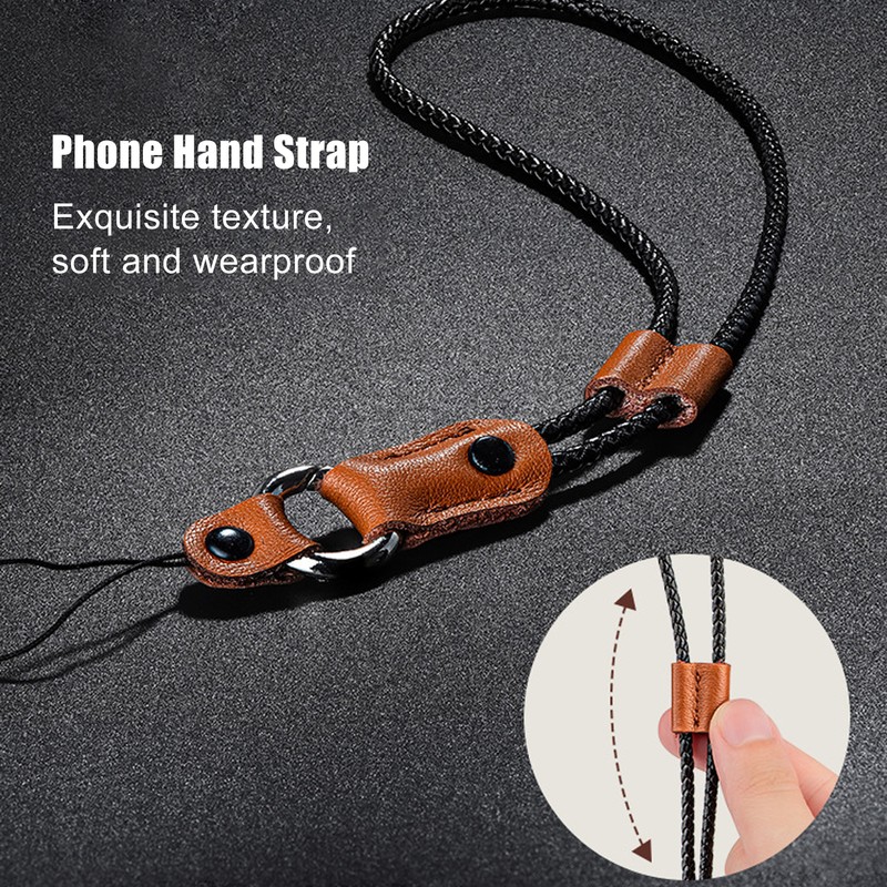 Phone Lanyard Microfiber Exquisite Texture Soft Wearproof High Toughness Durable