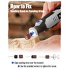 AVID POWER Cordless Rotary Tool 2.0 Ah 8V Rechargeable Rotary