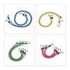 Relaxdays Bungee Cord Set of 12, Elastic Cords for Car