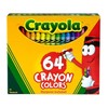 Crayola Crayon Set, 3-5/8", Permanent/Waterproof, 64/BX, Assorted, Sold as 1