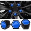 Biomar Labs Set of 20pcs Car Wheel Nut Caps Bolt
