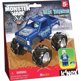 K'NEX Monster Jam Blue Thunder Monster Truck Building Set 36 pieces