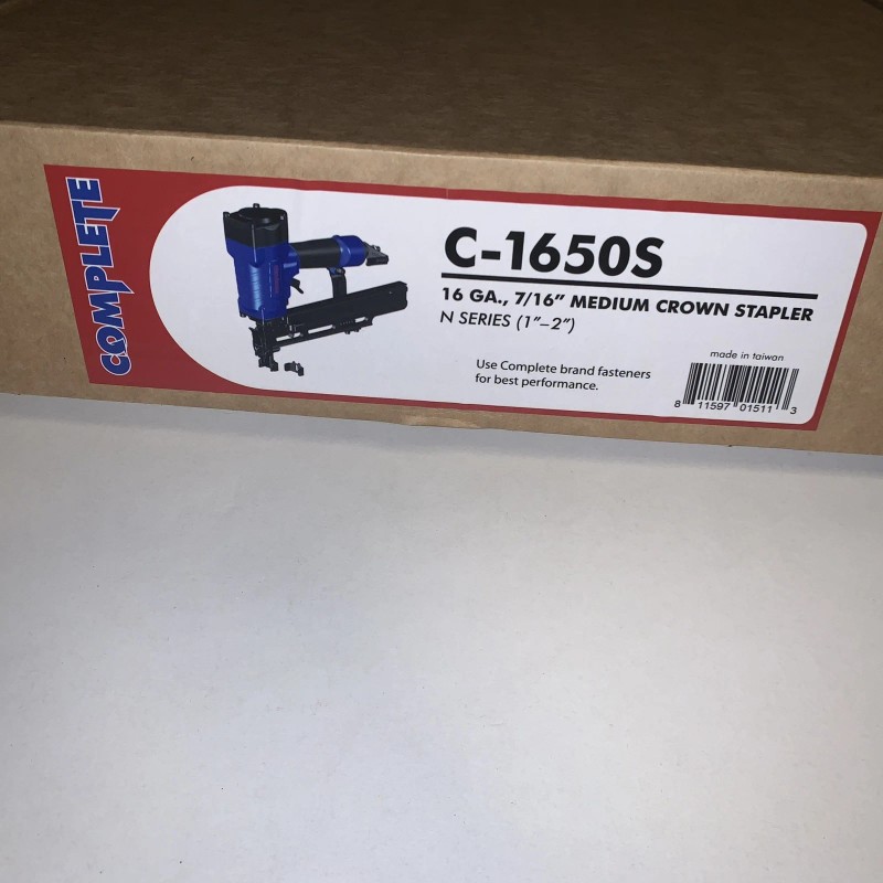 Complete C-1650s ProGrade 16 Gauge Stapler Medium Crown 7/16 Inch
