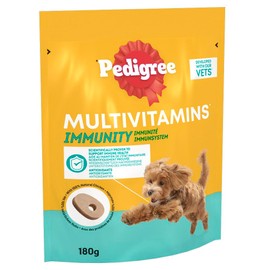 Pedigree Multivitamins Immunity, 30 Soft Chew Supplements for Dogs, 180 g, with Natural Chicken, Treats to Support Immune Health