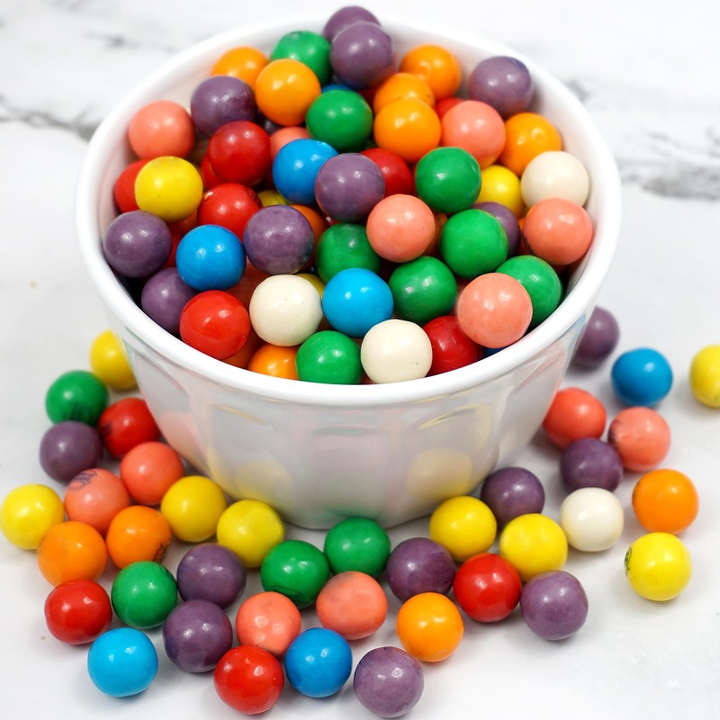 Gumballs for Gumball Machine, 0.5 Inch Mini Gumballs, Approx. 1,120