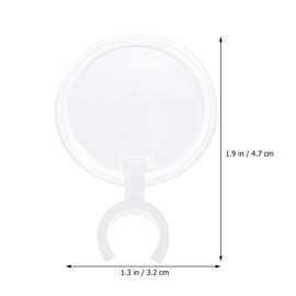 HOMSFOU Penholder Magnifying Glass Diamond Painting Drill Pen Magnifier 5 Pieces Clip on Diamond Painting Art Pen Magnifier Hobby Cross Stitch Accessories Diamond Painting Diamond Painting Drill Pen