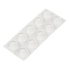haggiy Elastikpuffer, Transparent, Selbstklebend, rund Ø 13 mm / Stärke
