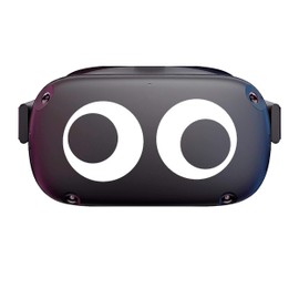 Crazy Googly Eyes Funny Vinyl Decal Fits: Oculus Quest/Rift PSVR Headset